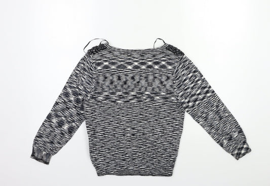 Womens UK Size 8 evie Grey Cardigan Jumper