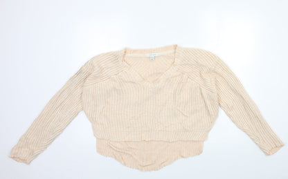 Womens UK Size S Topshop Pink Pullover Jumper