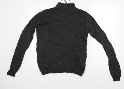 Womens UK Size 12 Peacocks Grey Pullover Jumper