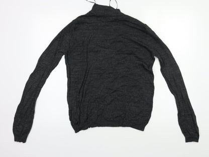 Womens UK Size 12 Peacocks Grey Pullover Jumper
