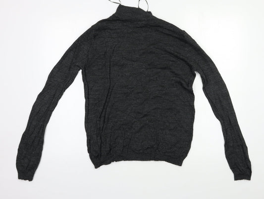 Womens UK Size 12 Peacocks Grey Pullover Jumper
