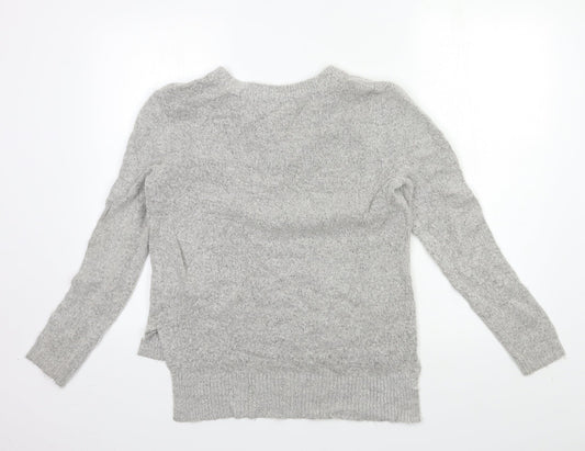 Cotton On Womens Grey  Knit Pullover Jumper Size 2XS