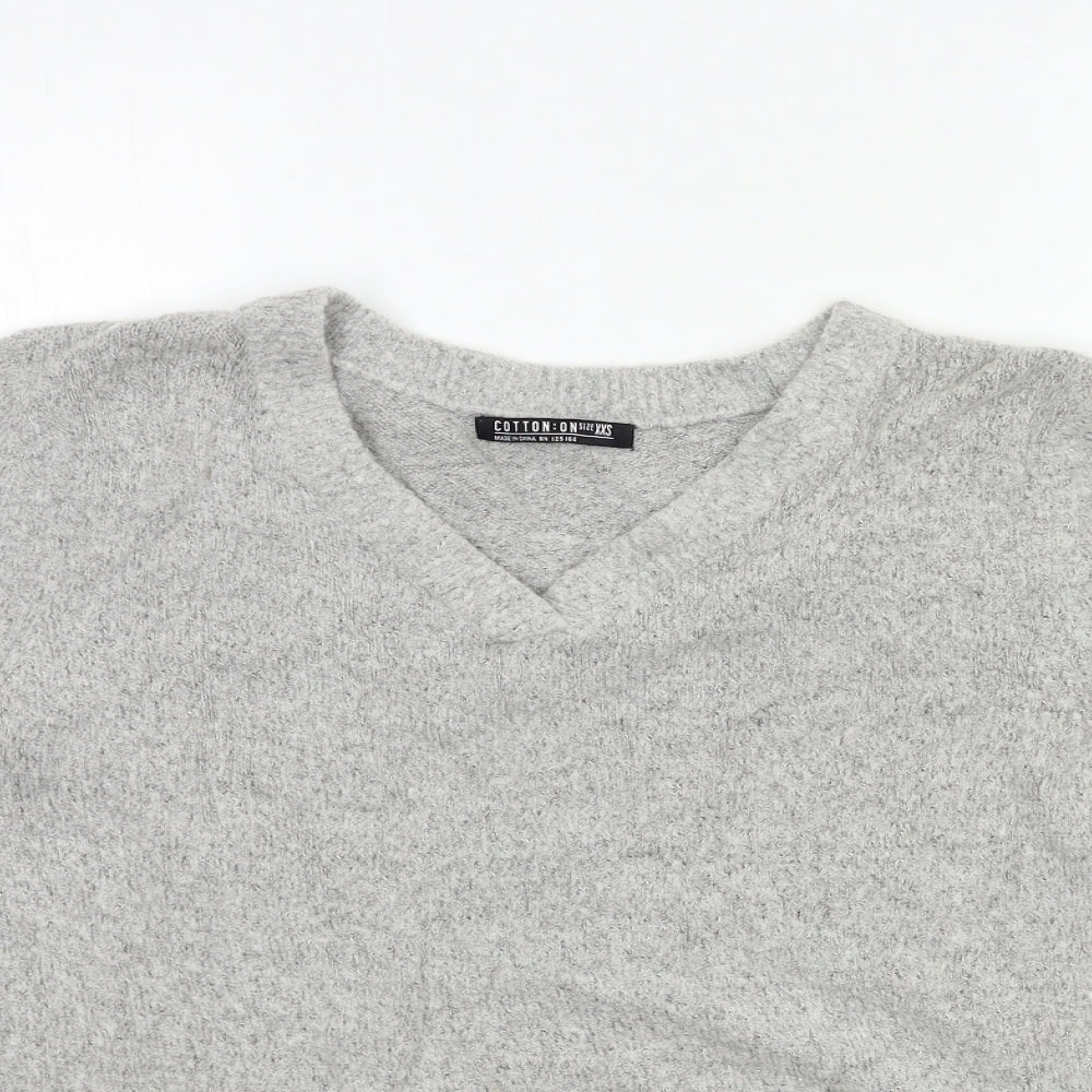 Cotton On Womens Grey  Knit Pullover Jumper Size 2XS