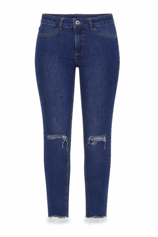 Womens Blue  Denim Skinny Jeans Size 26 in L28 in