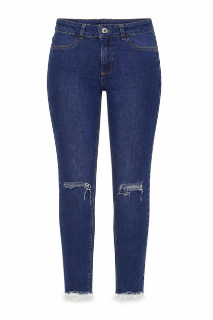 Womens Blue  Denim Skinny Jeans Size 26 in L28 in