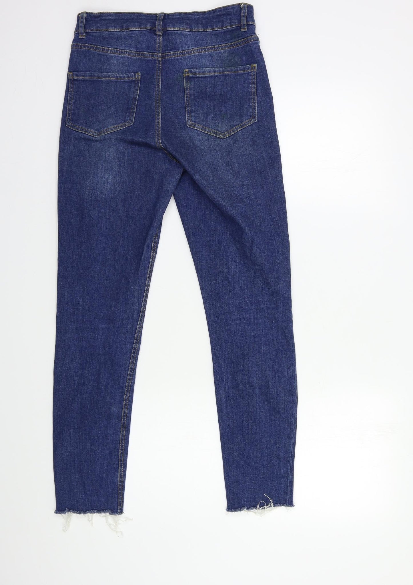 Womens UK Size 26 in Preworn Regular Fit Skinny Blue Jeans