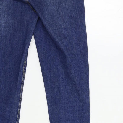 Womens UK Size 26 in Preworn Regular Fit Skinny Blue Jeans