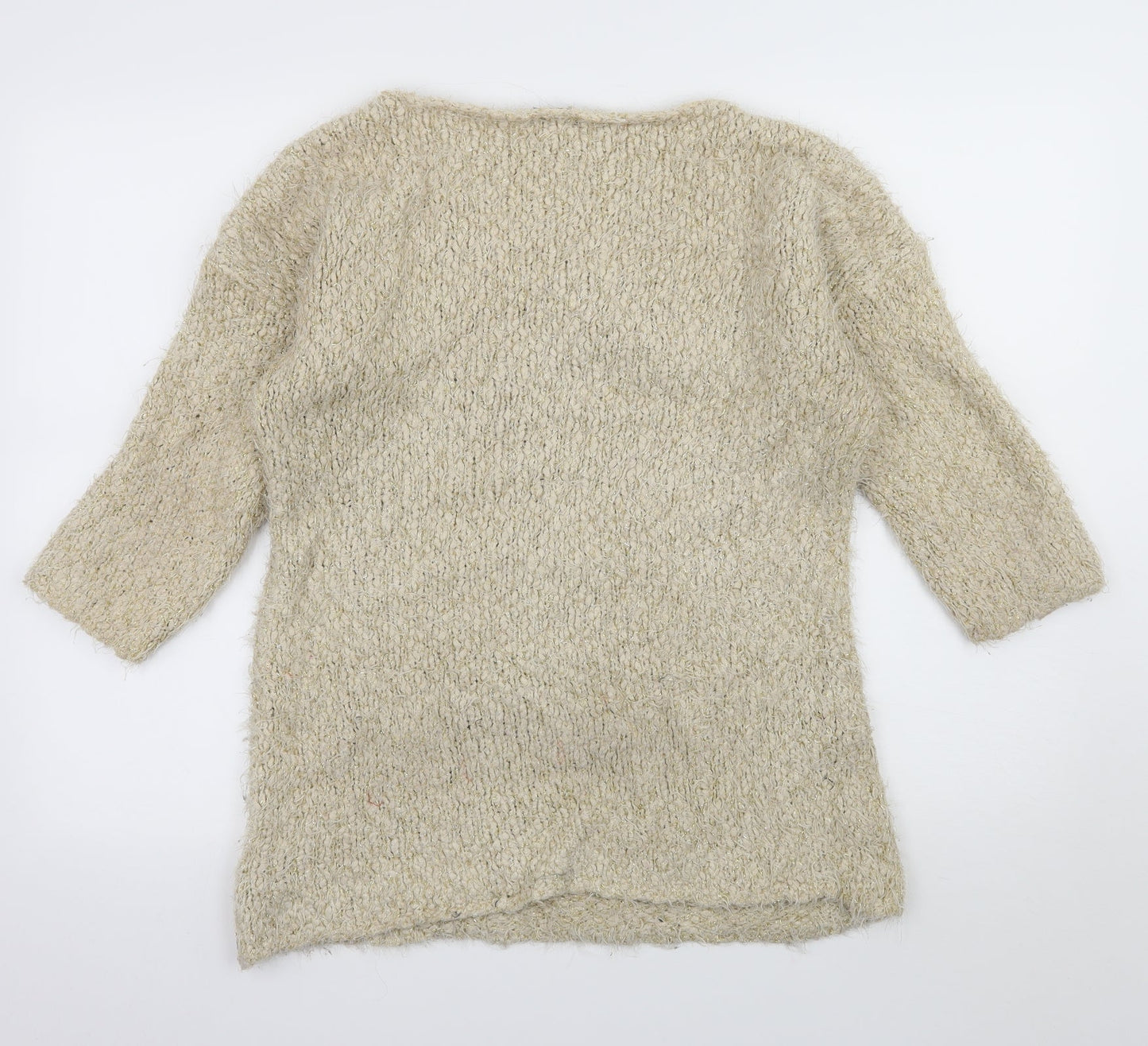 Womens UK Size 10 F&F Ivory Pullover Jumper