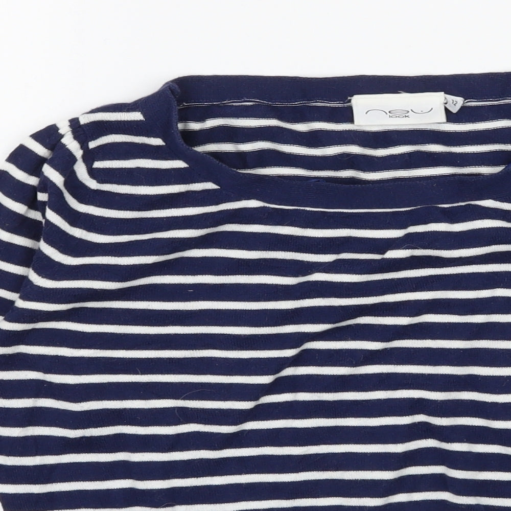Womens UK Size 12 New Look Blue Pullover Jumper