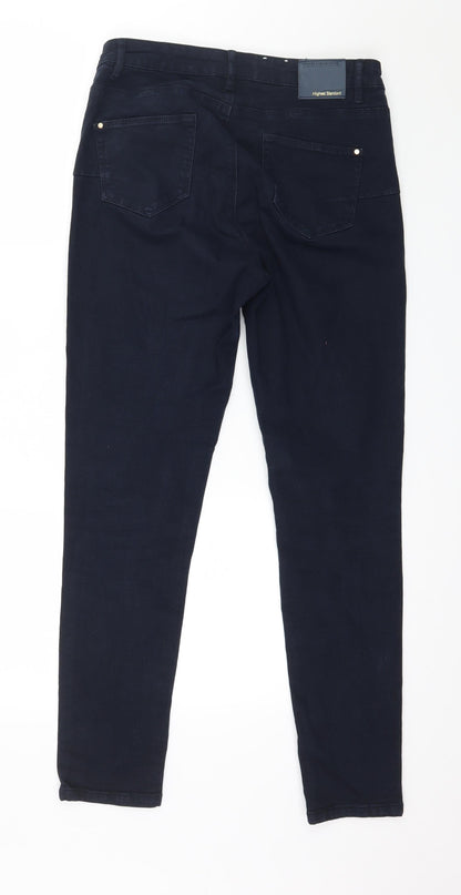 Womens UK Size 30 in Camaïeu Regular Fit Skinny Blue Jeans
