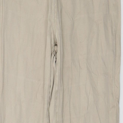 Womens UK Size M Pieces Regular Fit Skinny Beige Jeans