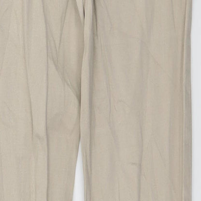 Womens UK Size M Pieces Regular Fit Skinny Beige Jeans