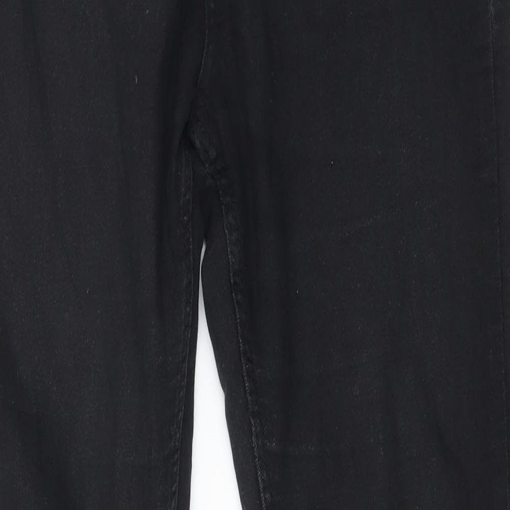 Bershka Womens Black  Denim Skinny Jeans Size 8 L25 in