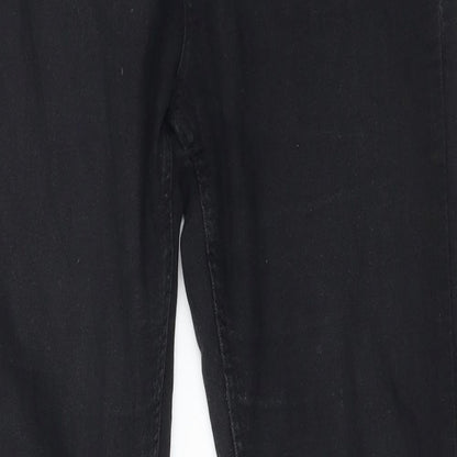 Bershka Womens Black  Denim Skinny Jeans Size 8 L25 in