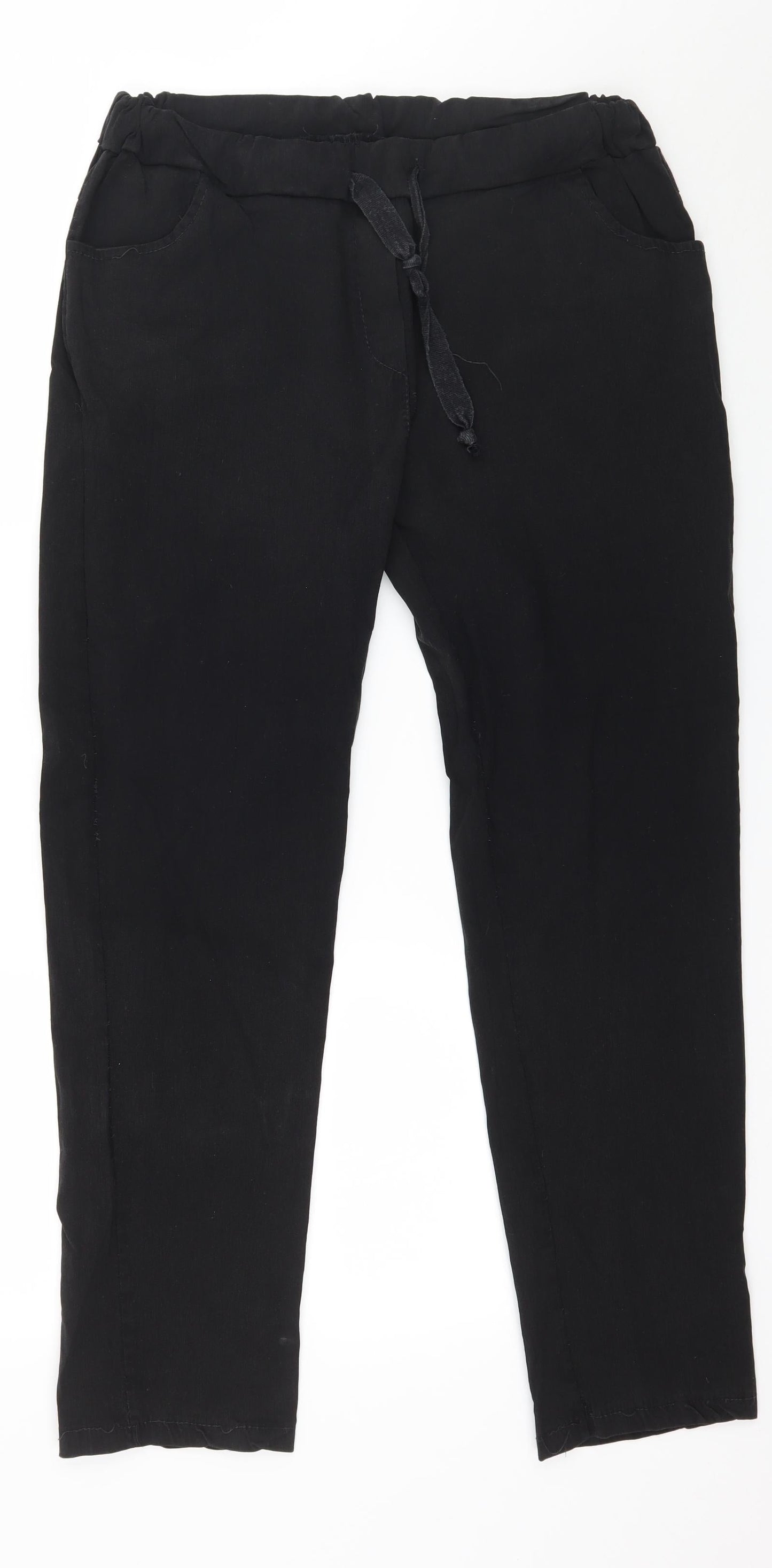 Preworb Womens Black   Trousers  Size 36 in L20 in