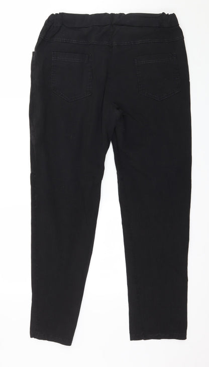 Preworb Womens Black   Trousers  Size 36 in L20 in