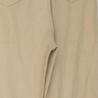 Laura Kent Womens Brown  Denim Straight Jeans Size 36 in L25 in