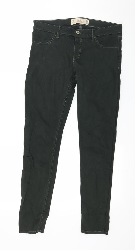 Hollister Womens Green  Denim Skinny Jeans Size 27 in L29 in