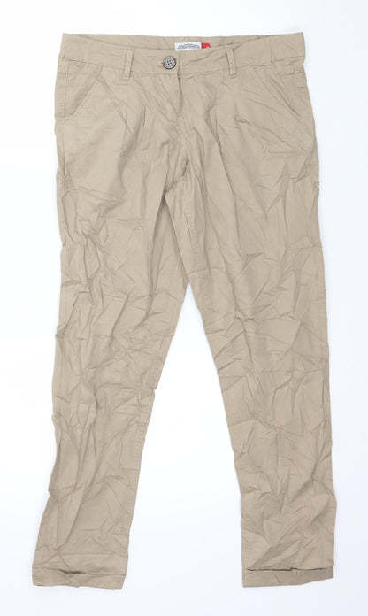 Select Womens Brown  Denim Straight Jeans Size 12 L28 in