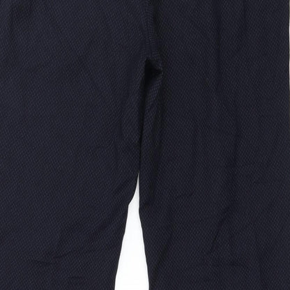 Womens UK Size 14 Marks and Spencer Regular Fit  Blue Trousers
