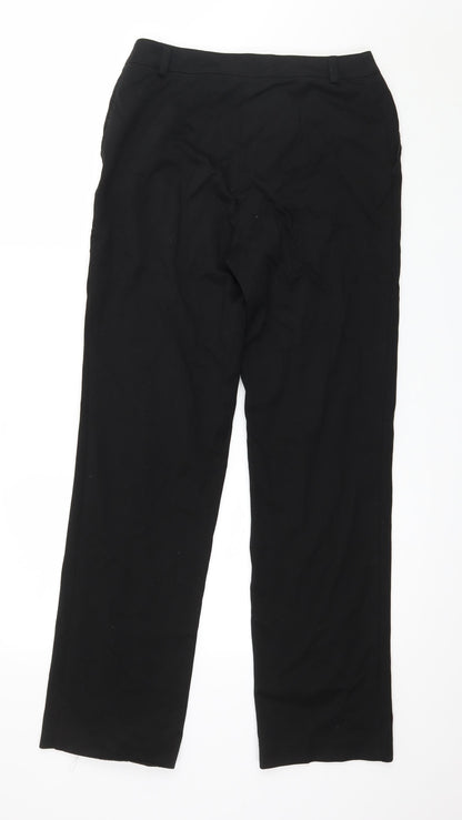 Womens UK Size 10 The Collection Regular Fit  Black Trousers