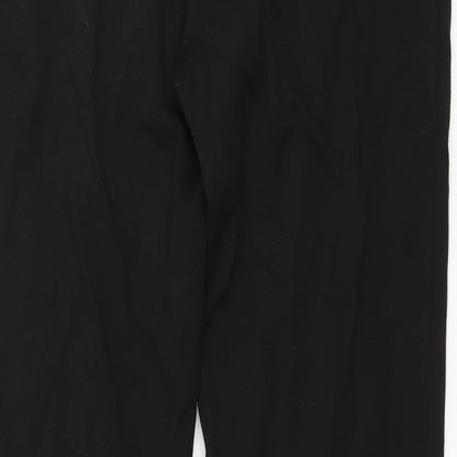 Womens UK Size 10 The Collection Regular Fit  Black Trousers