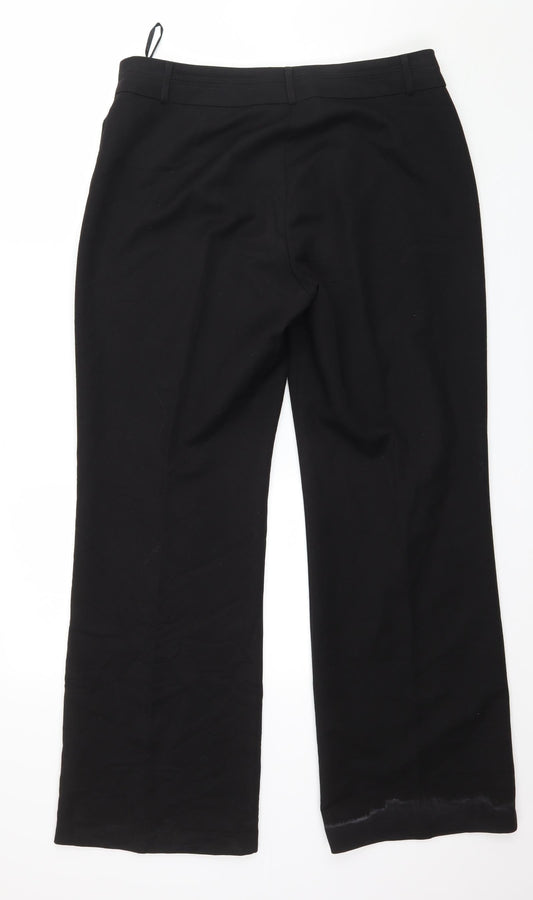 Bonmarché Womens Black   Trousers  Size 14 L29 in