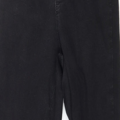 Denim & Co. Womens Black  Denim Skinny Jeans Size 10 L29 in