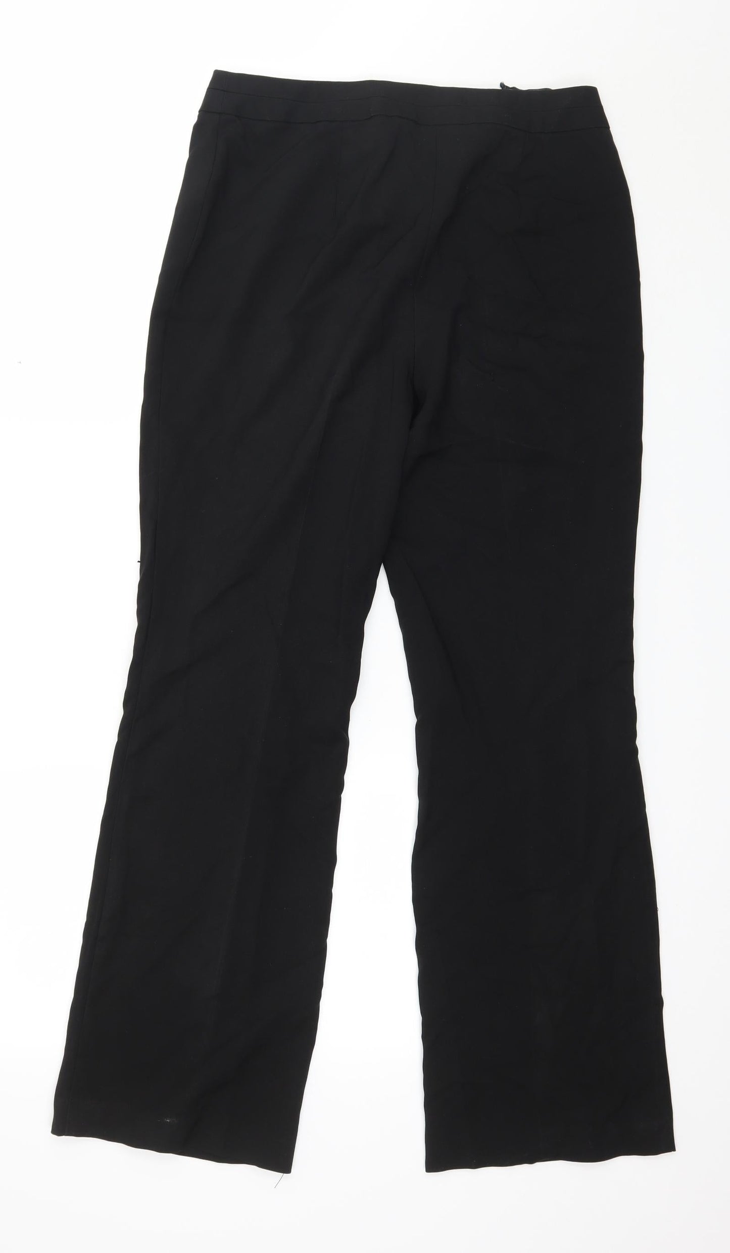 Womens UK Size 10 Papaya Regular Fit  Black Trousers
