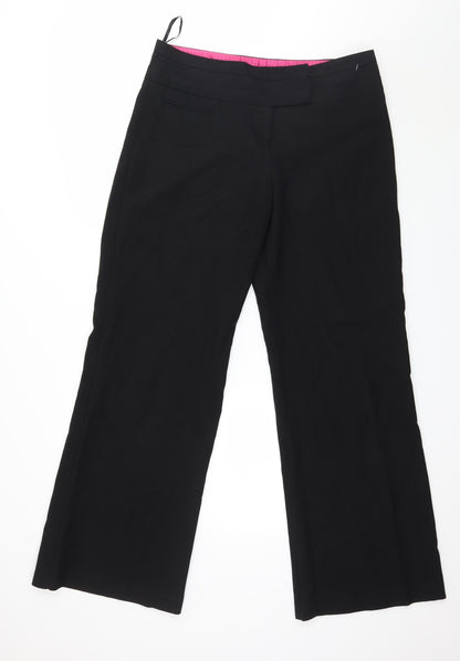Womens UK Size 12 Evie Regular Fit  Black Trousers