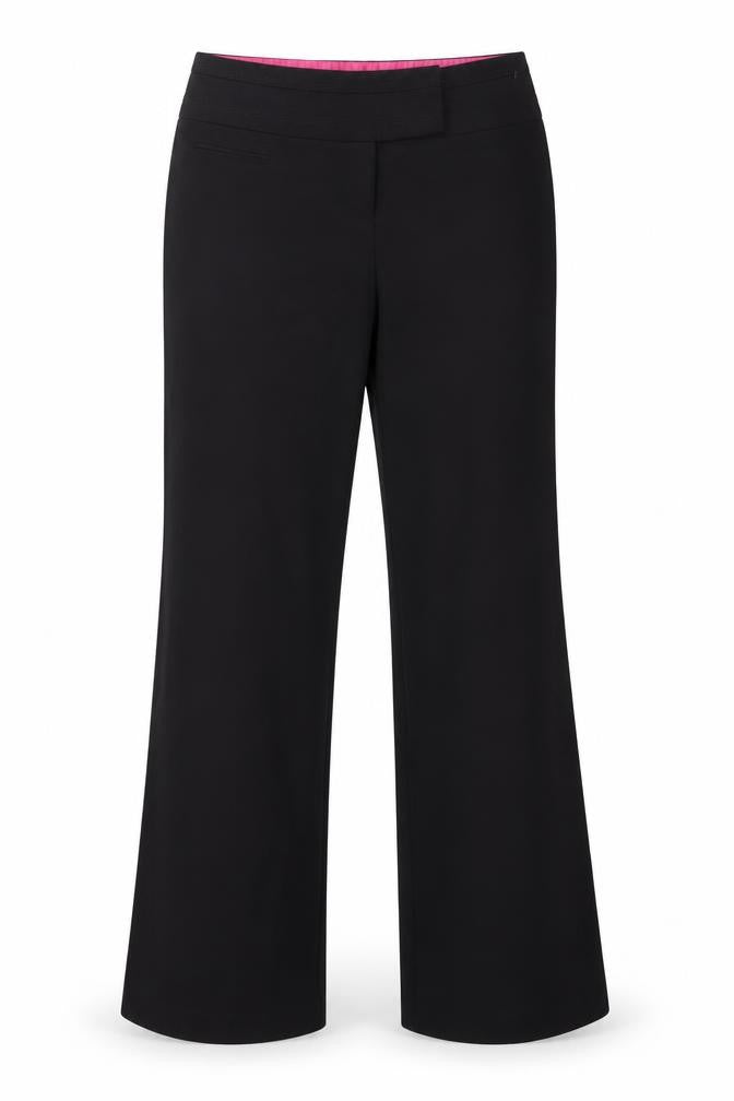 Womens UK Size 12 Evie Regular Fit  Black Trousers