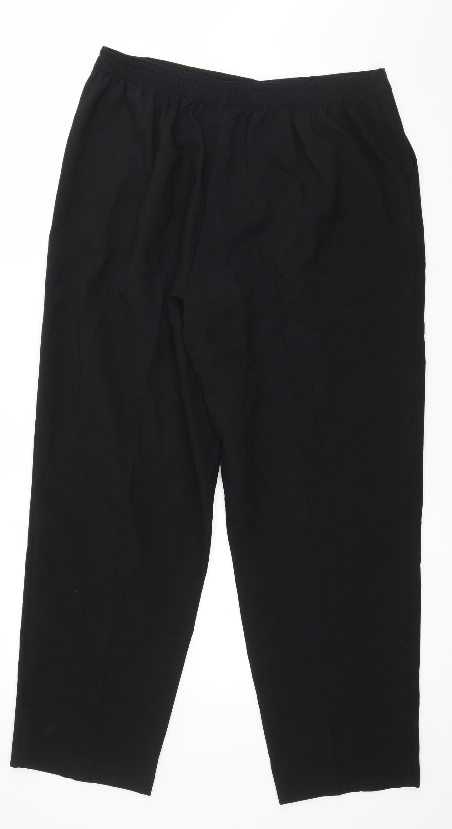 Mia Moda Womens Black   Trousers  Size 34 in L28 in