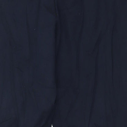 Womens UK Size 12 Marks and Spencer Regular Fit  Blue Trousers