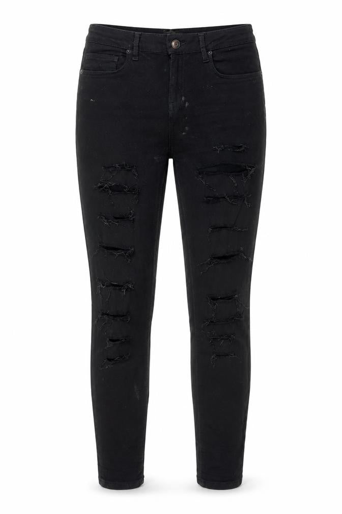 Womens UK Size 28 in Topshop Regular Fit Skinny Black Jeans