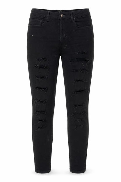 Womens UK Size 28 in Topshop Regular Fit Skinny Black Jeans