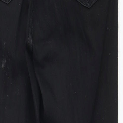 Topshop Womens Black  Denim Skinny Jeans Size 28 in L32 in