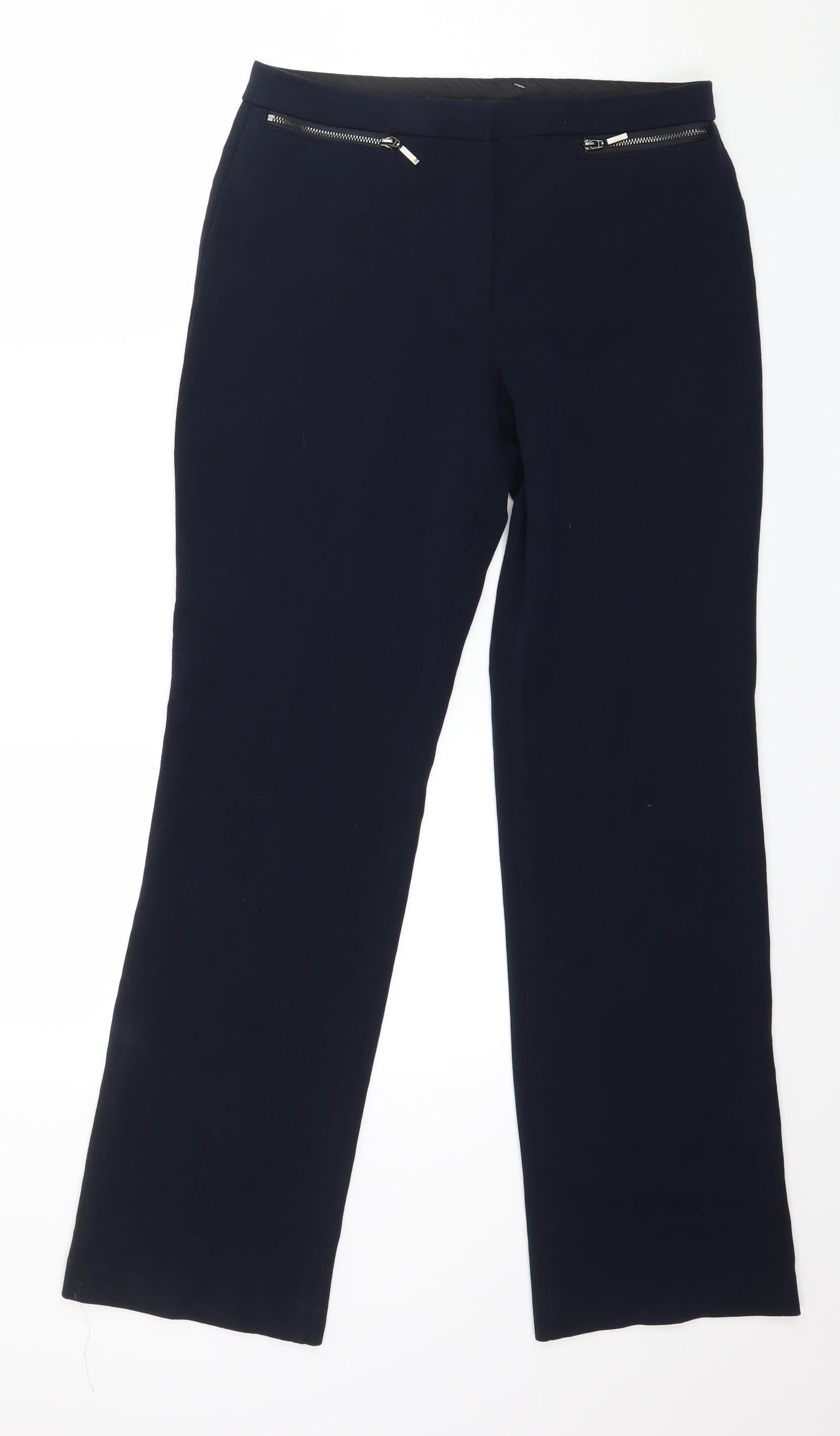 Womens UK Size 30 in Preworn Regular Fit  Blue Trousers