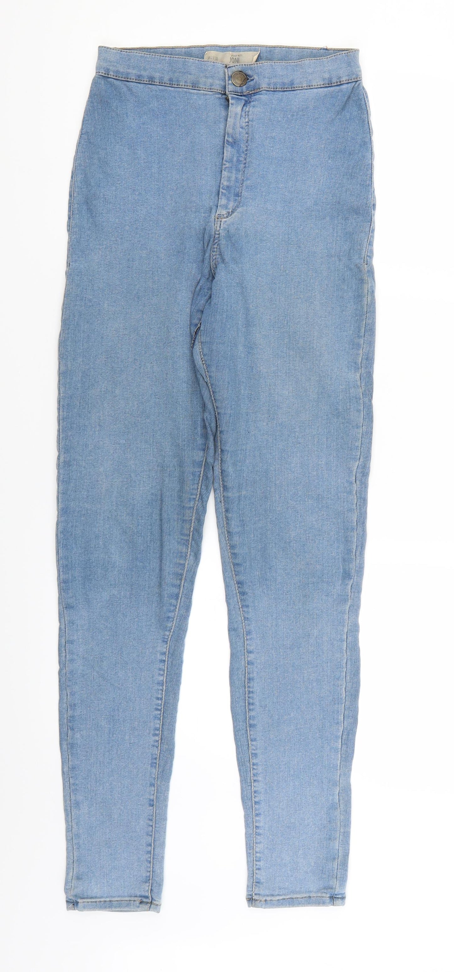 Topshop Womens Blue  Denim Skinny Jeans Size 28 in L32 in