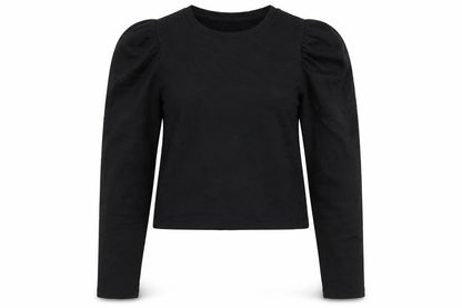 Womens UK Size XS Pull & Bear Black Pullover Sweatshirt