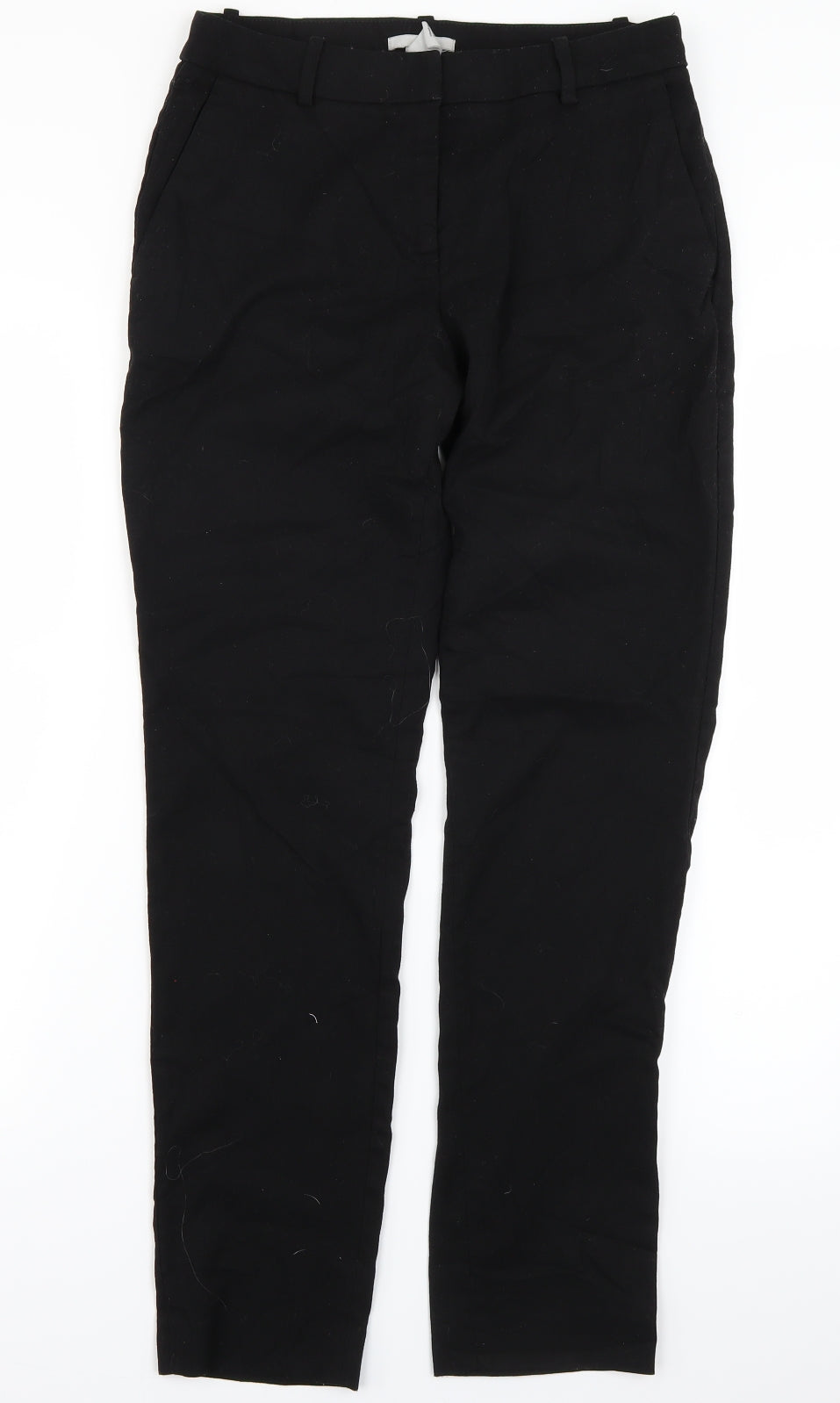 Womens UK Size 8 H&M Regular Fit  Black Trousers