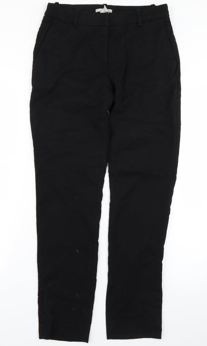 Womens UK Size 8 H&M Regular Fit  Black Trousers