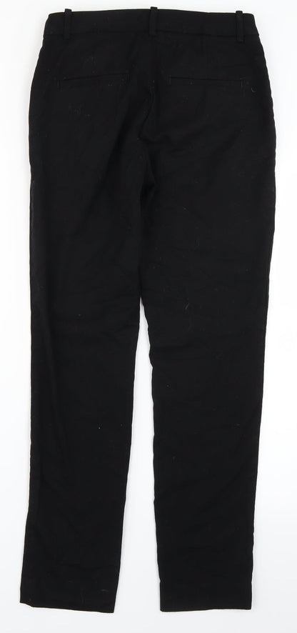 Womens UK Size 8 H&M Regular Fit  Black Trousers
