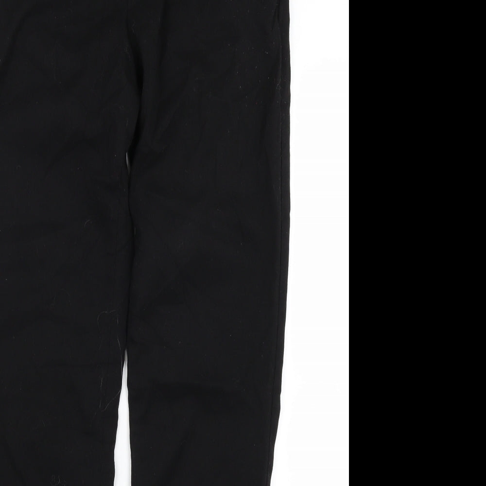 Womens UK Size 8 H&M Regular Fit  Black Trousers