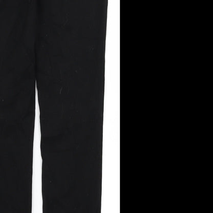 Womens UK Size 8 H&M Regular Fit  Black Trousers