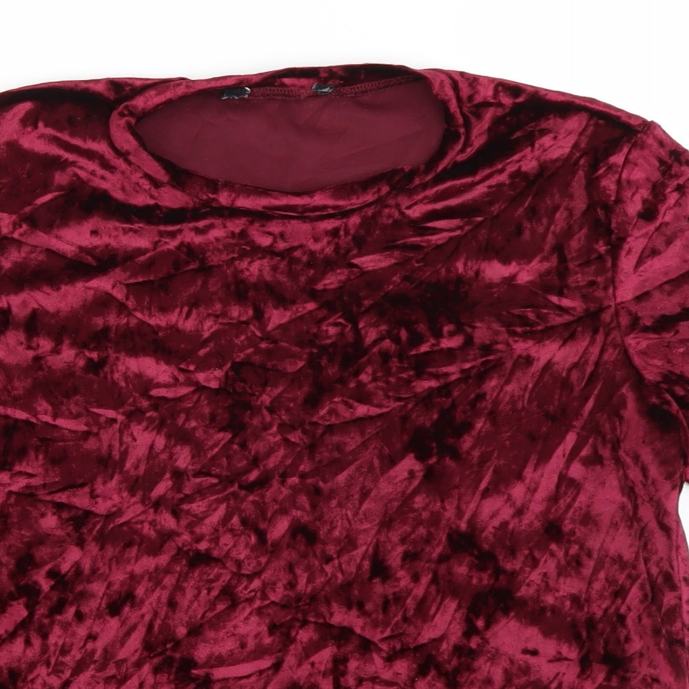 Atmosphere Womens Purple   Basic T-Shirt Size 6