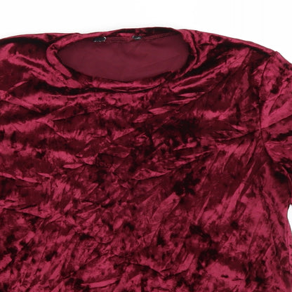 Atmosphere Womens Purple   Basic T-Shirt Size 6