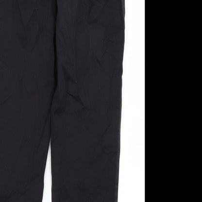 Womens UK Size 32 in Camaieu Regular Fit Pedal Pusher Black Trousers