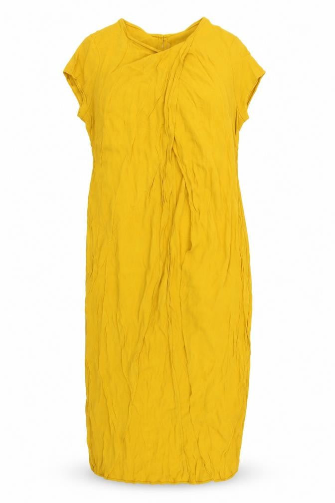 Womens UK Size S Trafaluc Yellow Basic Blouse