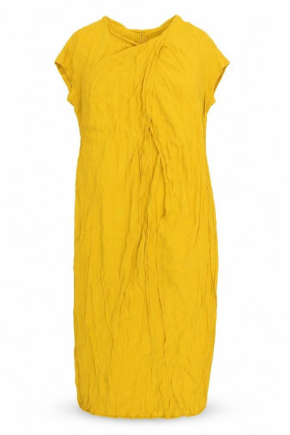 Womens UK Size S Trafaluc Yellow Basic Blouse