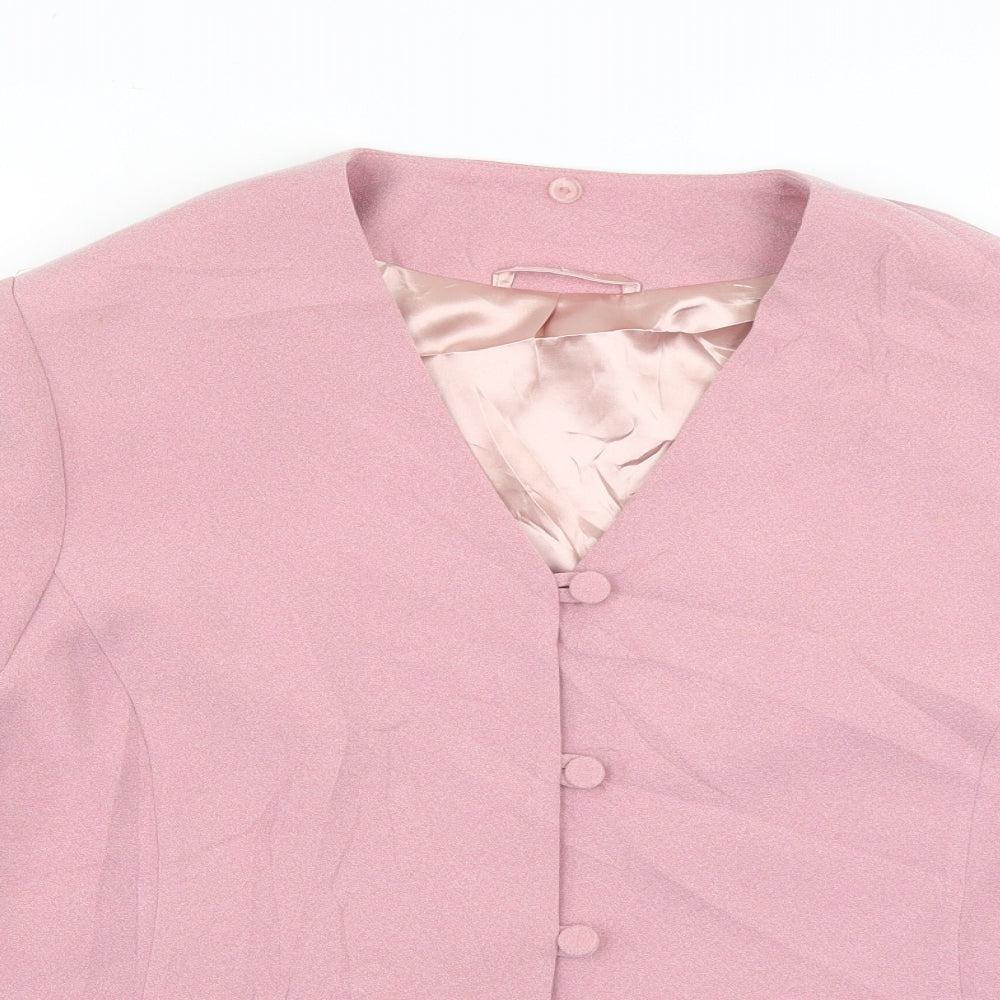 Berkertex Womens Pink   Jacket Blazer Size 20